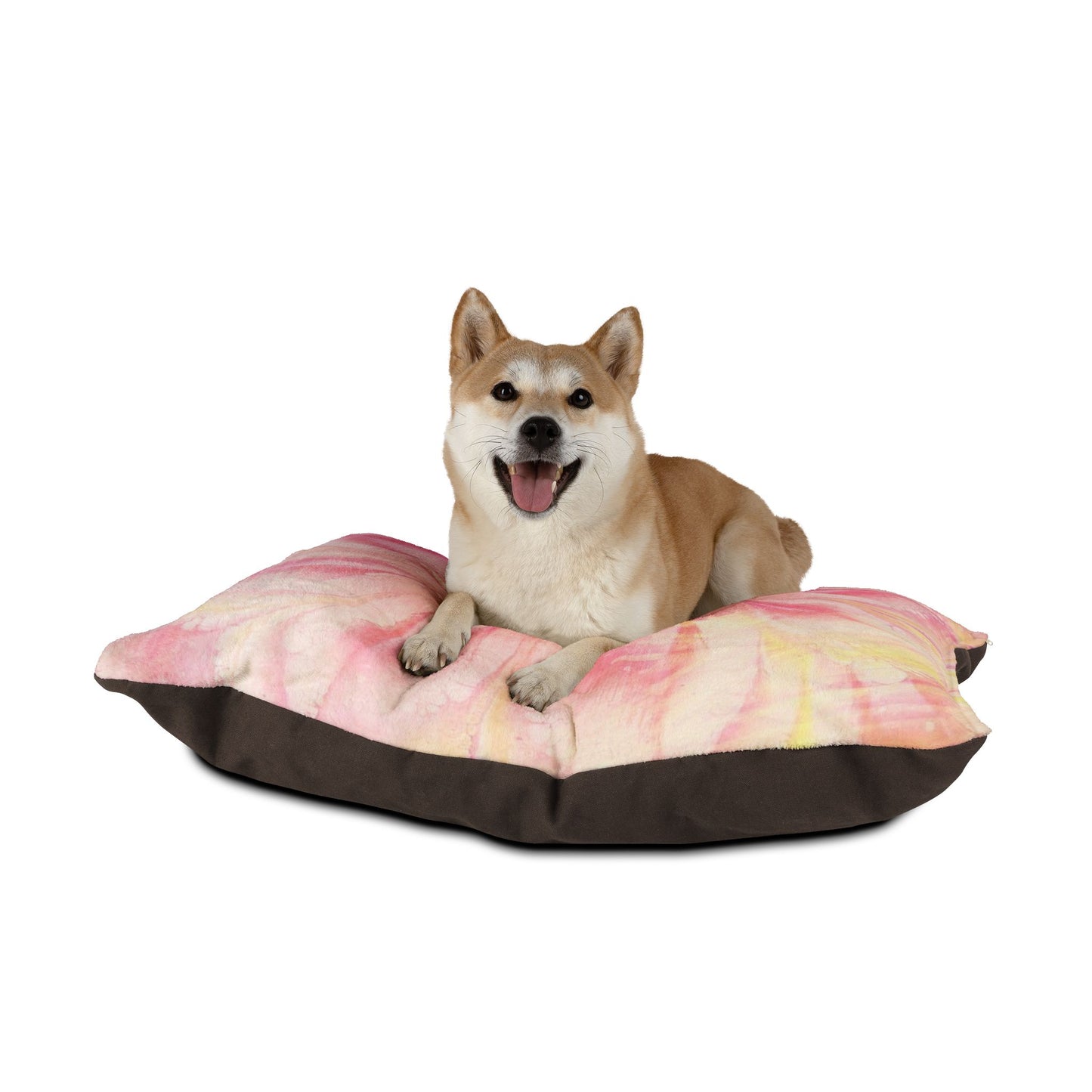Cozy Pet Bed, Boho Dog Bed, Cat Bed, Pink Pet Cushion, Floral Pet Lounge, Pet Gift for Dog Lovers