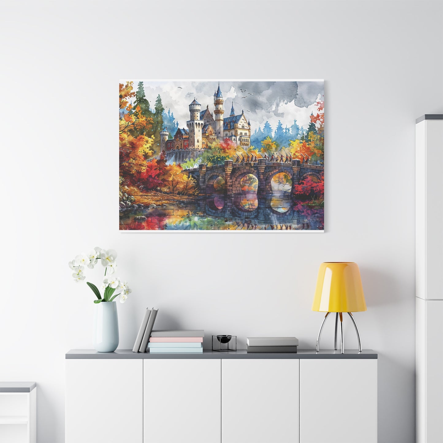 Matte Canvas, Stretched, 1.25" - Castle