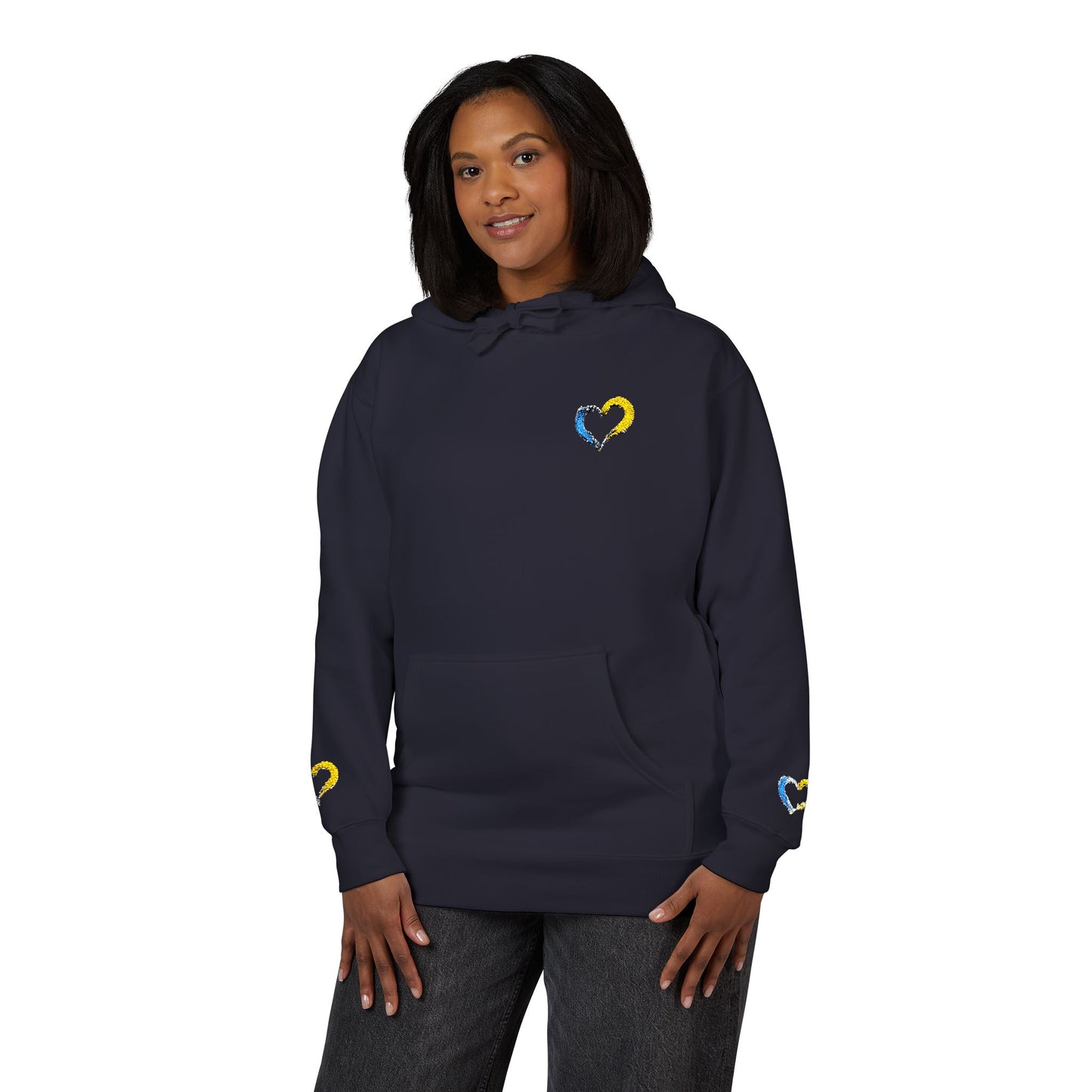 Colorful Heart Unisex Fleece Hoodie | Cozy Gift for Friends, Valentine's Day, Anniversary, Casual Wear, Spring Fashion