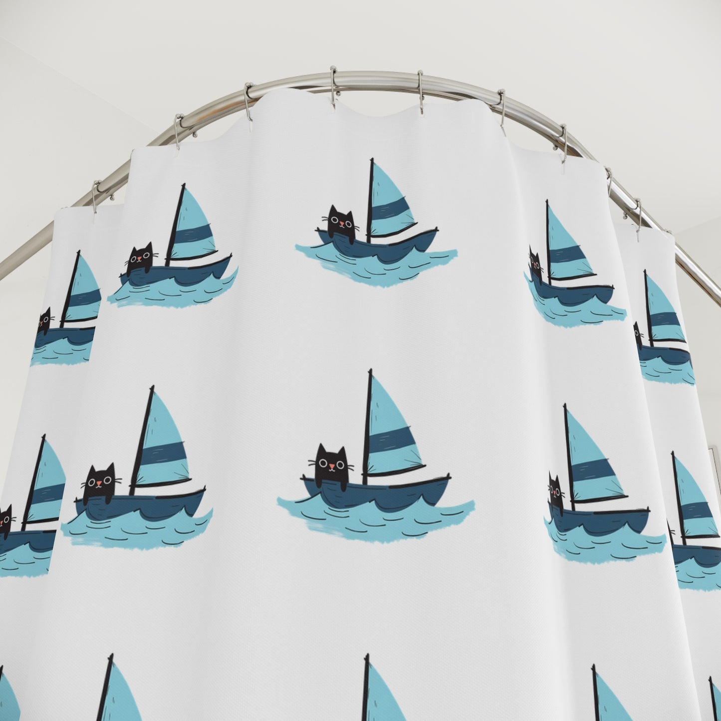 Nautical Sailboat Shower Curtain