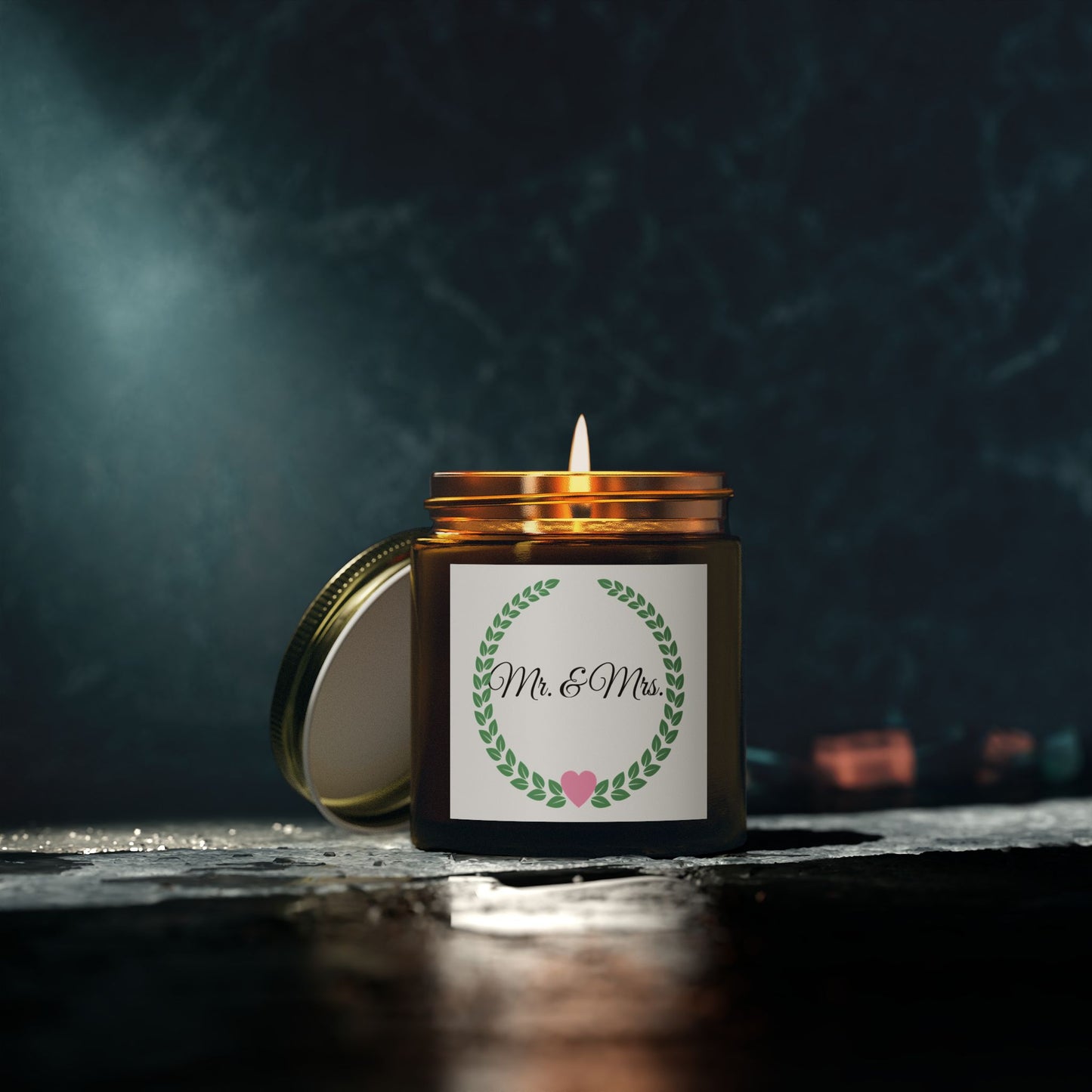 Mr & Mrs Scented Candles - Perfect Wedding Favor, Bridal Shower Gift, Home Décor, Engagement Celebration