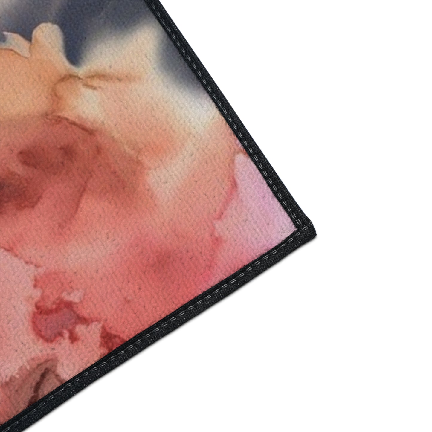 Abstract Watercolor Heavy-Duty Floor Mat — Non-Slip Entry Rug for Home & Office