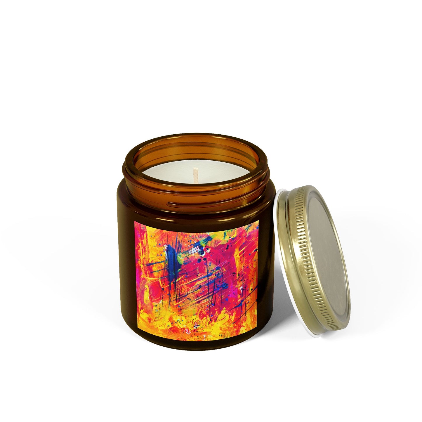 Vibrant Artistic Scented Candles - Perfect for Relaxation