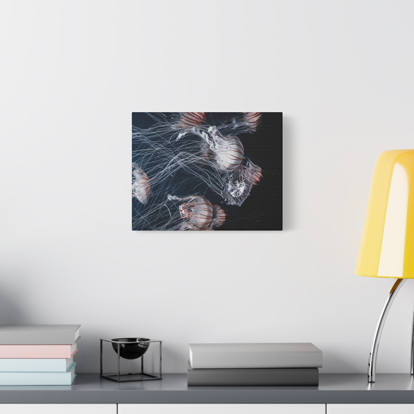 Jellyfish Swarm Matte Stretched Canvas