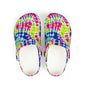 Colorful Tie-Dye Kid's Clogs, Fun Slip-On Shoes for Kids, Summer Footwear, Birthday Gift, Playtime Essentials