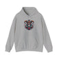 Colorful Jester Hoodie, Unique Graphic Sweatshirt, Cozy Unisex Apparel, Perfect for Festivals and Celebrations, Great Gift Idea