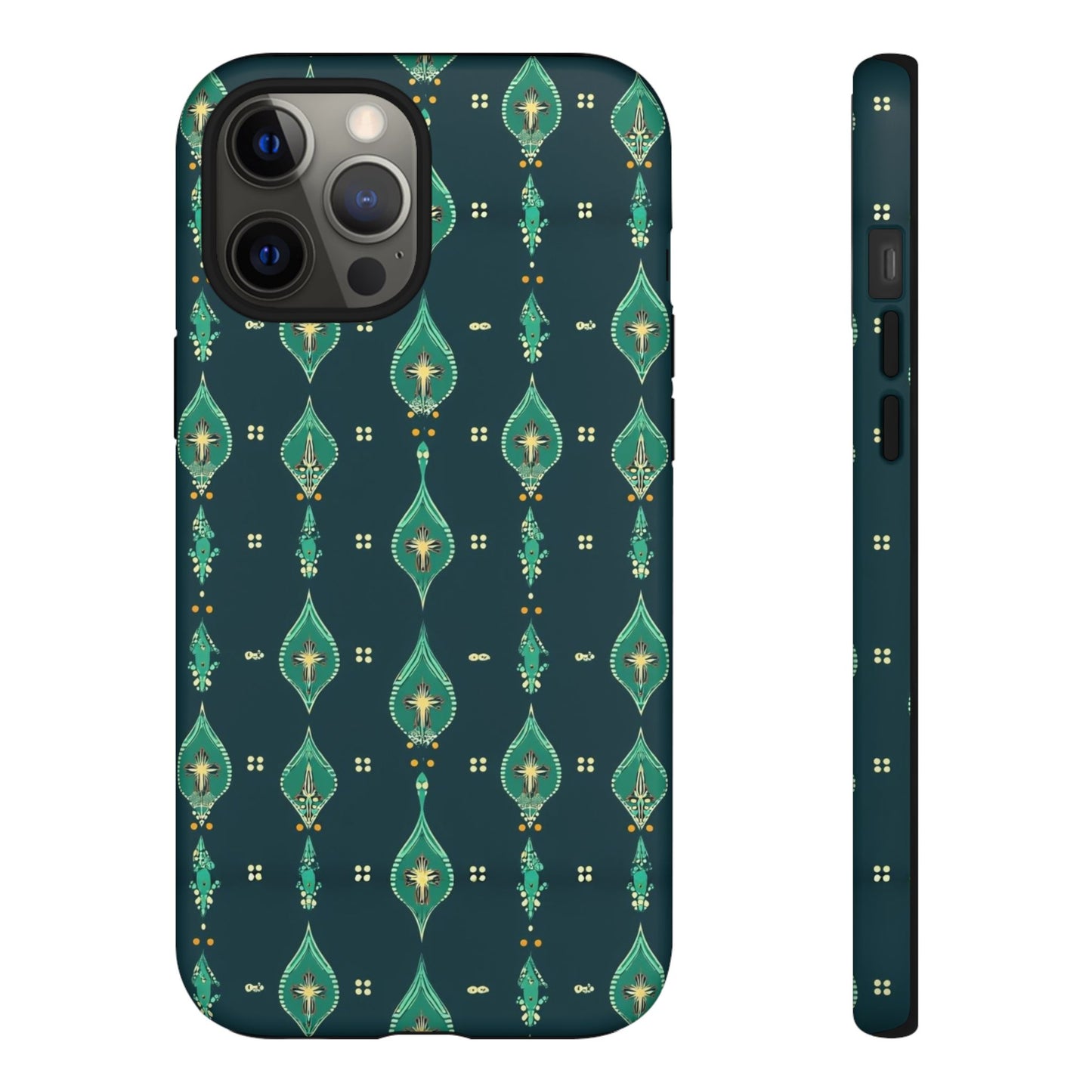 Emerald Boho Teardrop Phone Case