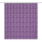 Purple Shower Curtain with musical notes
