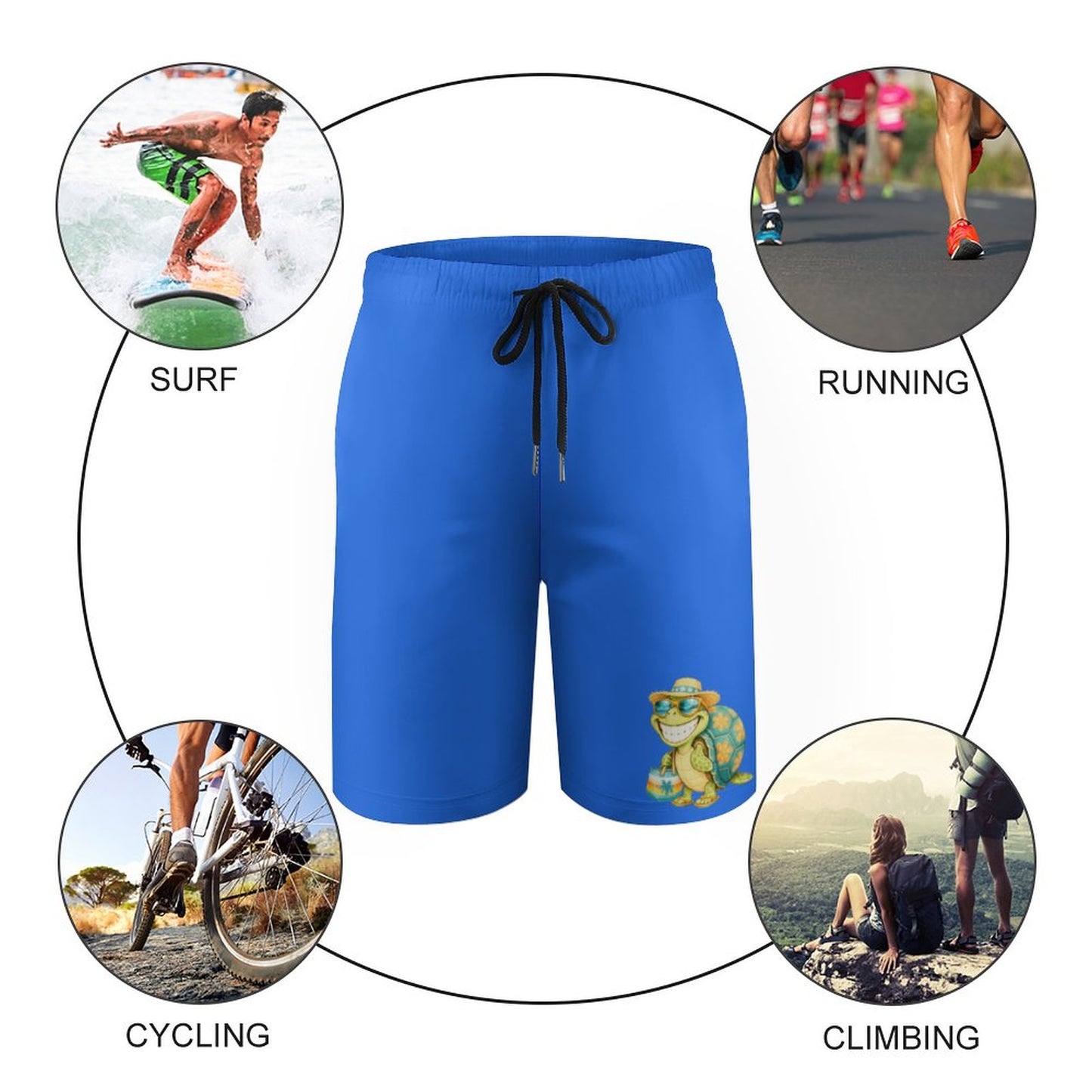 Kid's Beach Pants - Turtle