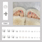 Pure desire French diamond flash ins wind sweet and cool hot girl press-on nails and Press-on toenails special fake nail manicure piece Press-on toenails nail｜365nails