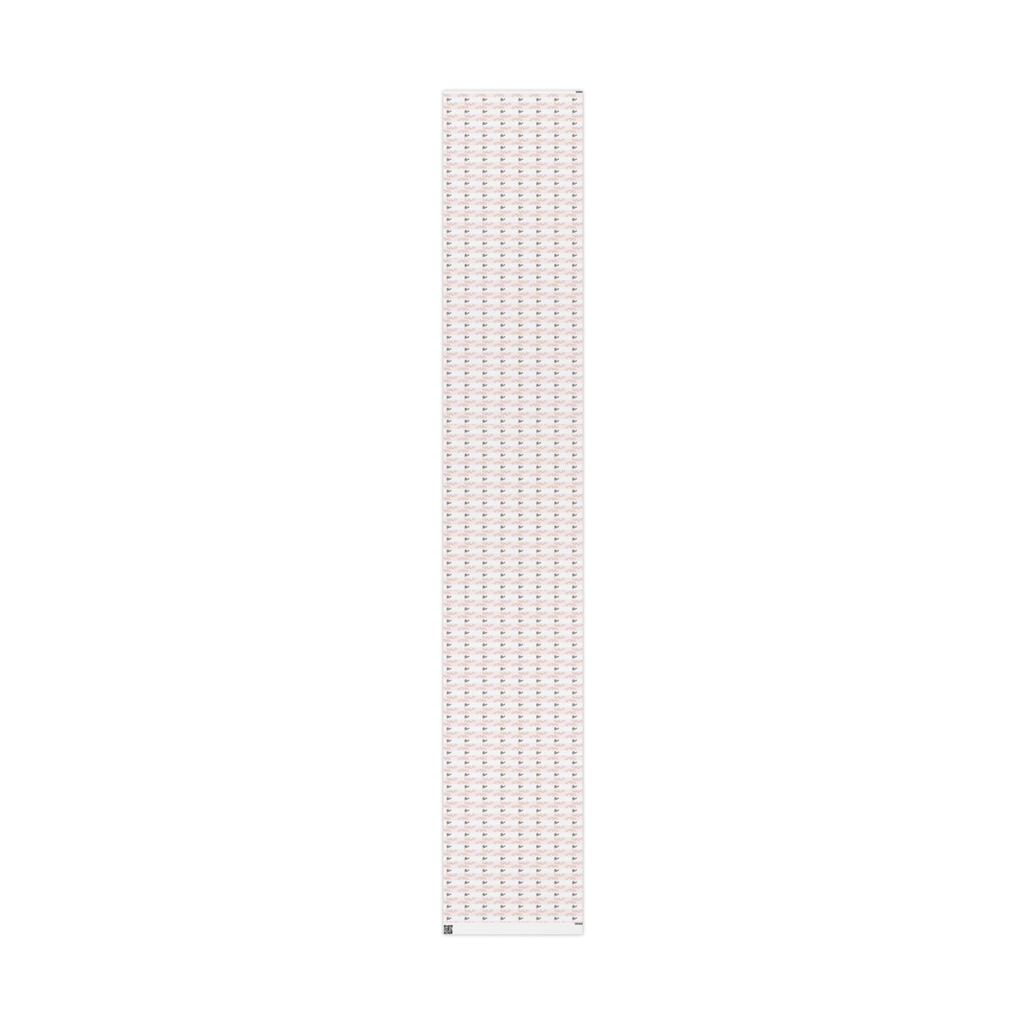 Floral Pink Thank you Wrapping Paper Roll