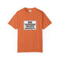 Unisex Garment-Dyed T-Shirt with Bold 'No Trespassing' Design