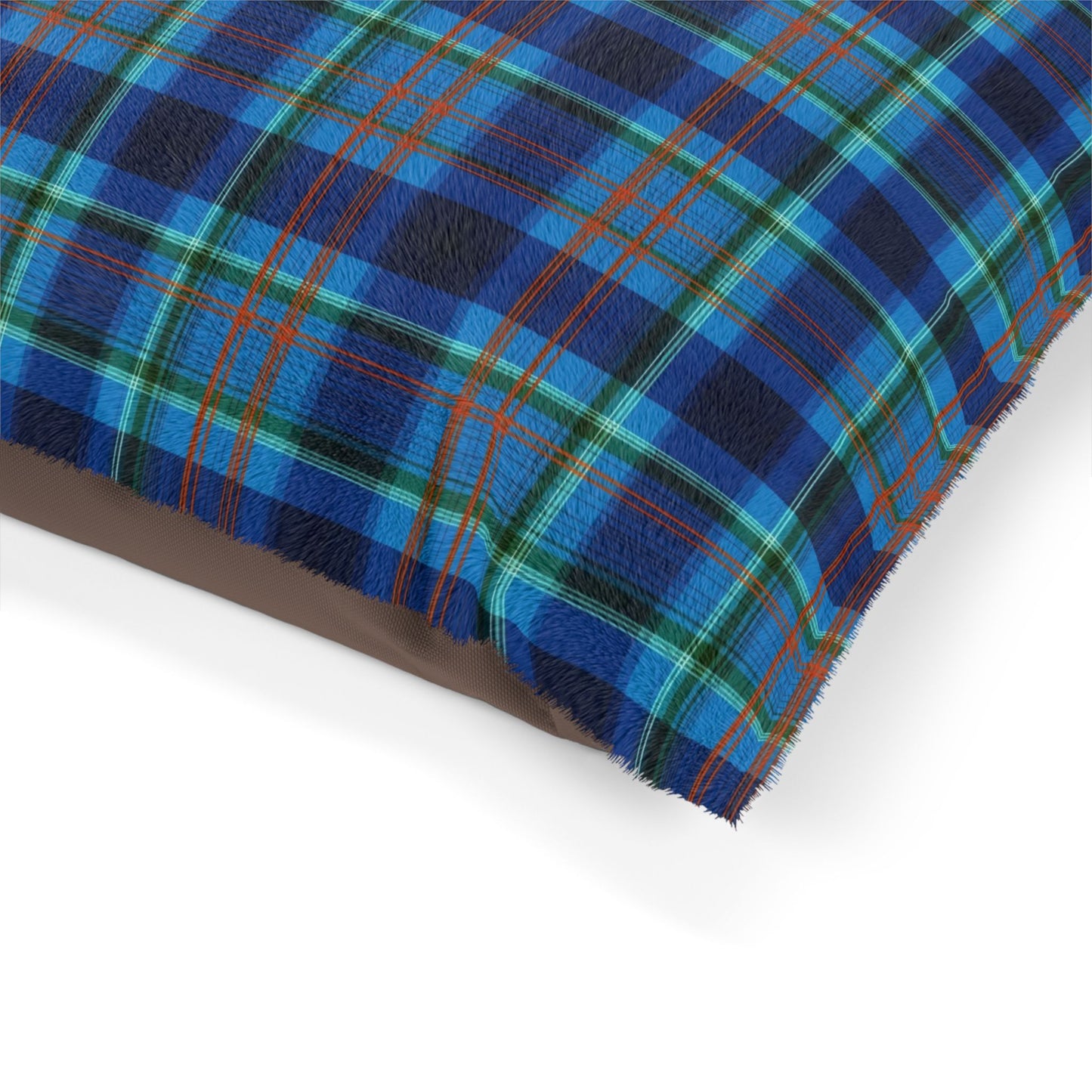 Cozy Plaid Pet Bed - Comfy Dog Bed, Cat Bed, Plaid Pet Cushion, Soft Pet Mat, Modern Pet Decor