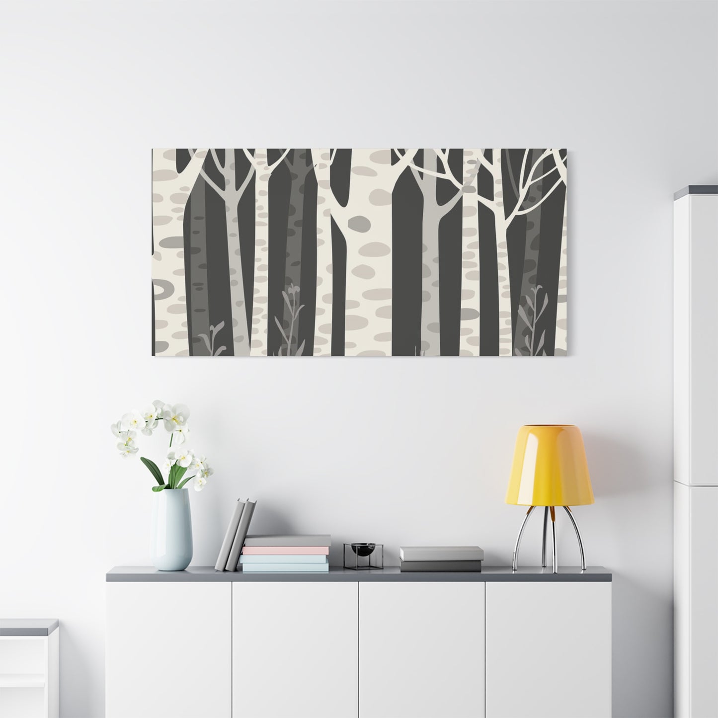 Matte Canvas, Stretched, 1.25" - Trees
