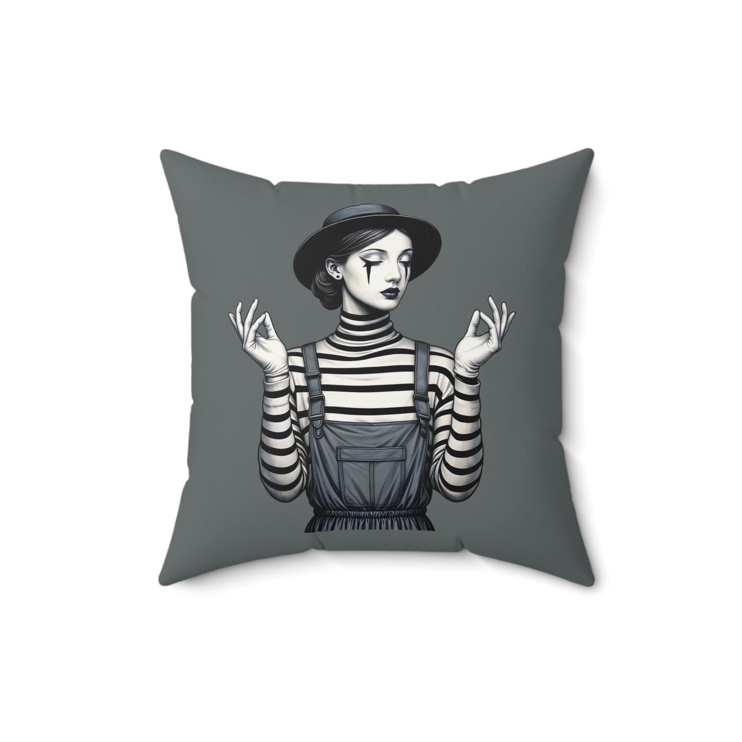 Trendy Bohemian Square Pillow, Decorative Cushion, Modern Accent Pillow