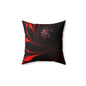 Bold Swirl Design Pillow, Abstract Home Decor Cushion, Modern Living Room Accessory