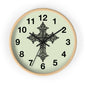 Elegant Cross Wall Clock | Faith-Inspired Home Decor, Unique Gift for Christians, Living Room Accent, Religious Wall Art