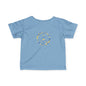 Infant Peace Symbol Tee, Baby Shirt, Toddler T-Shirt, Cute Infant Apparel, Gift for New Parents, Kids' Fashion