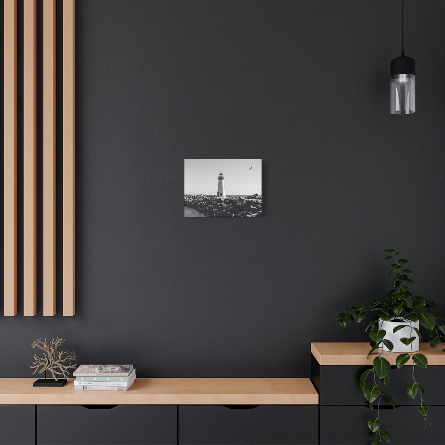 Matte Canvas, Stretched, 1.25" - Lighthouse