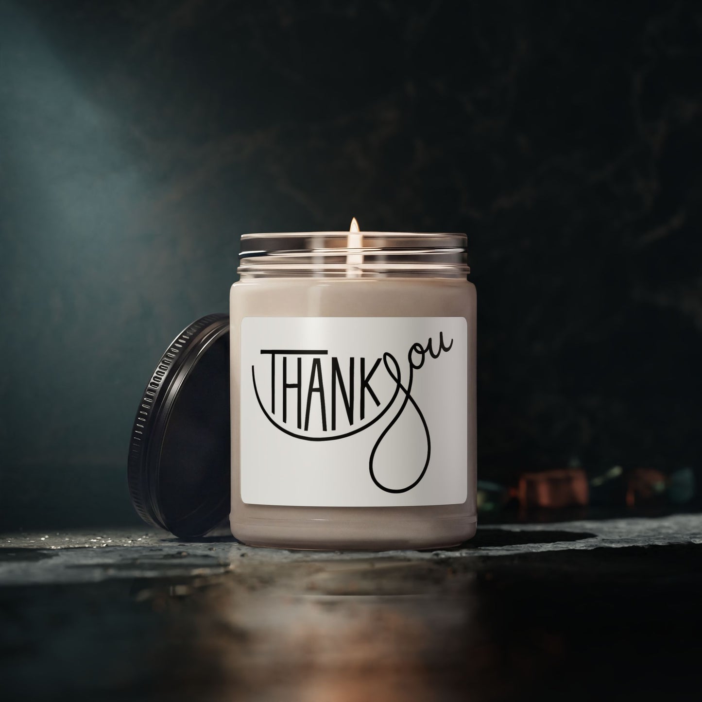 Thank You Scented Soy Candle — 9oz Thankful Gift Jar
