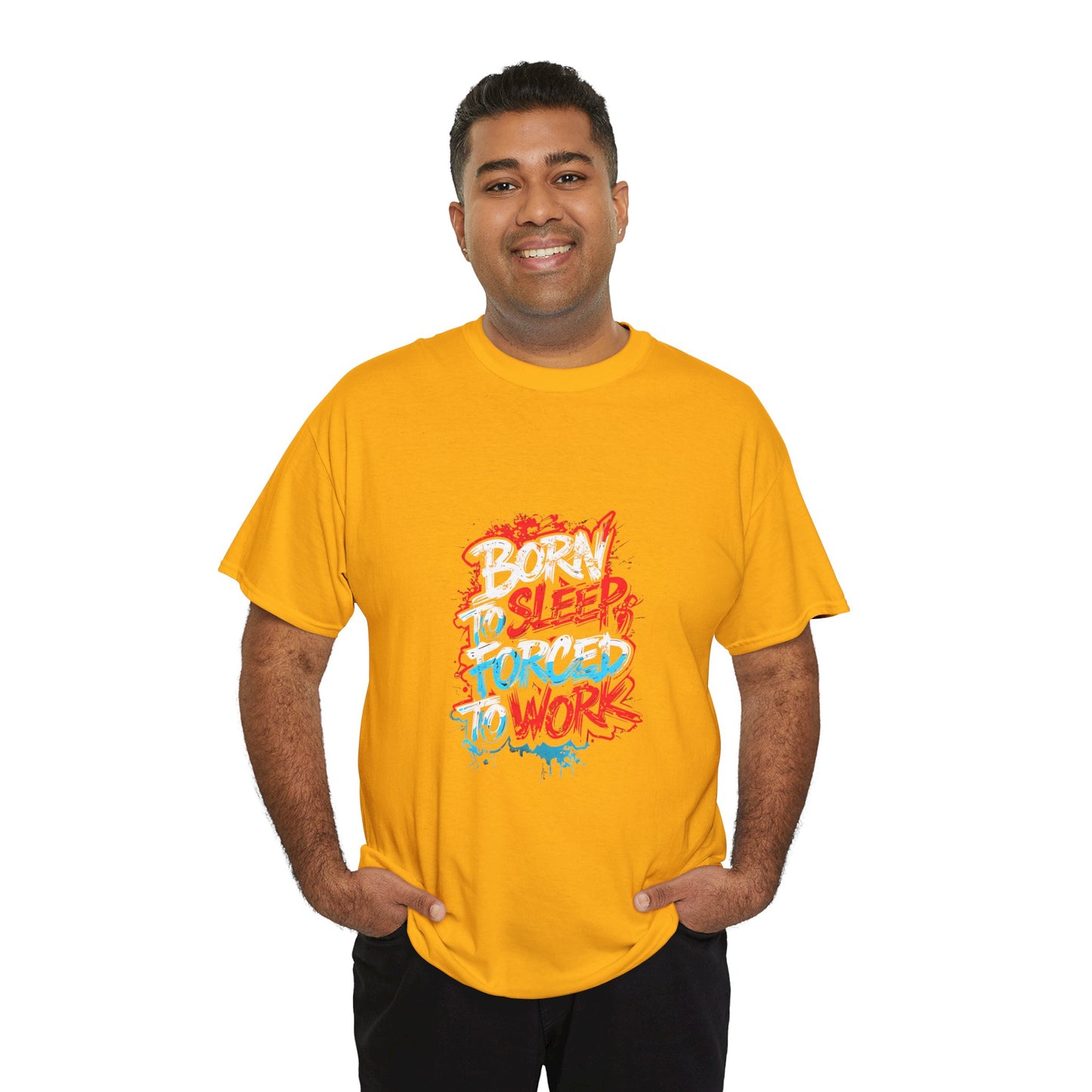 Born to Sleep, Forced to Work T‑Shirt — Funny Graphic Tee for Night Owls