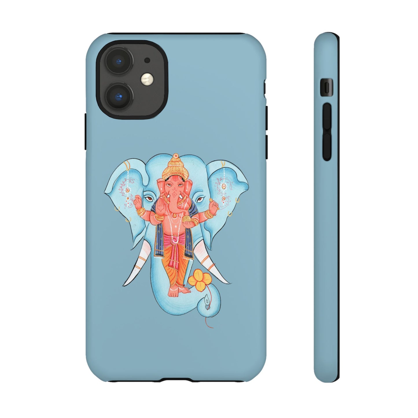 Tough Cases: Ganesh-Inspired Phone Case, Bohemian Phone Cover, Hindu Art Accessory, Festival Gift, Protective Phone Shell