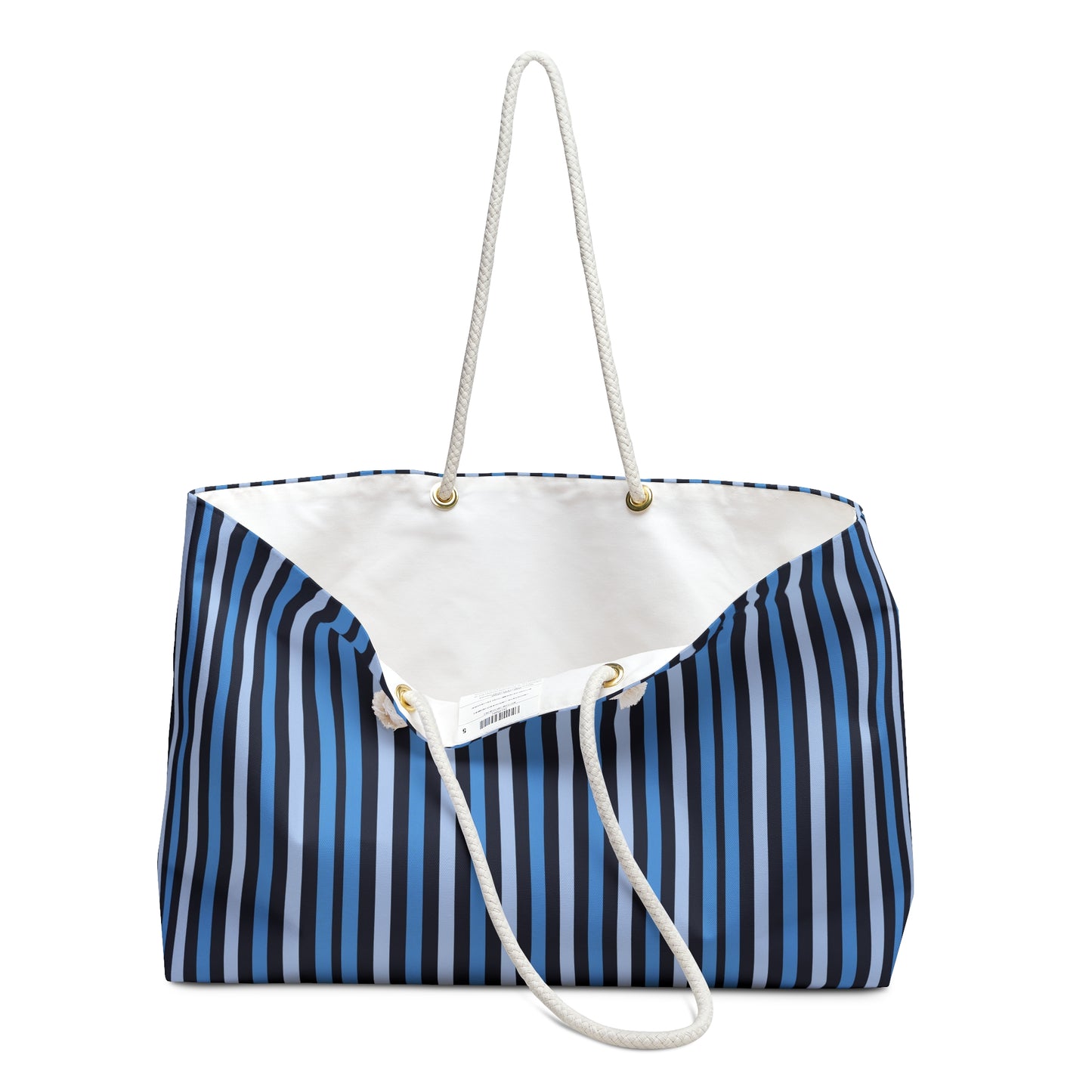 Stylish Weekender Bag - Striped Tote