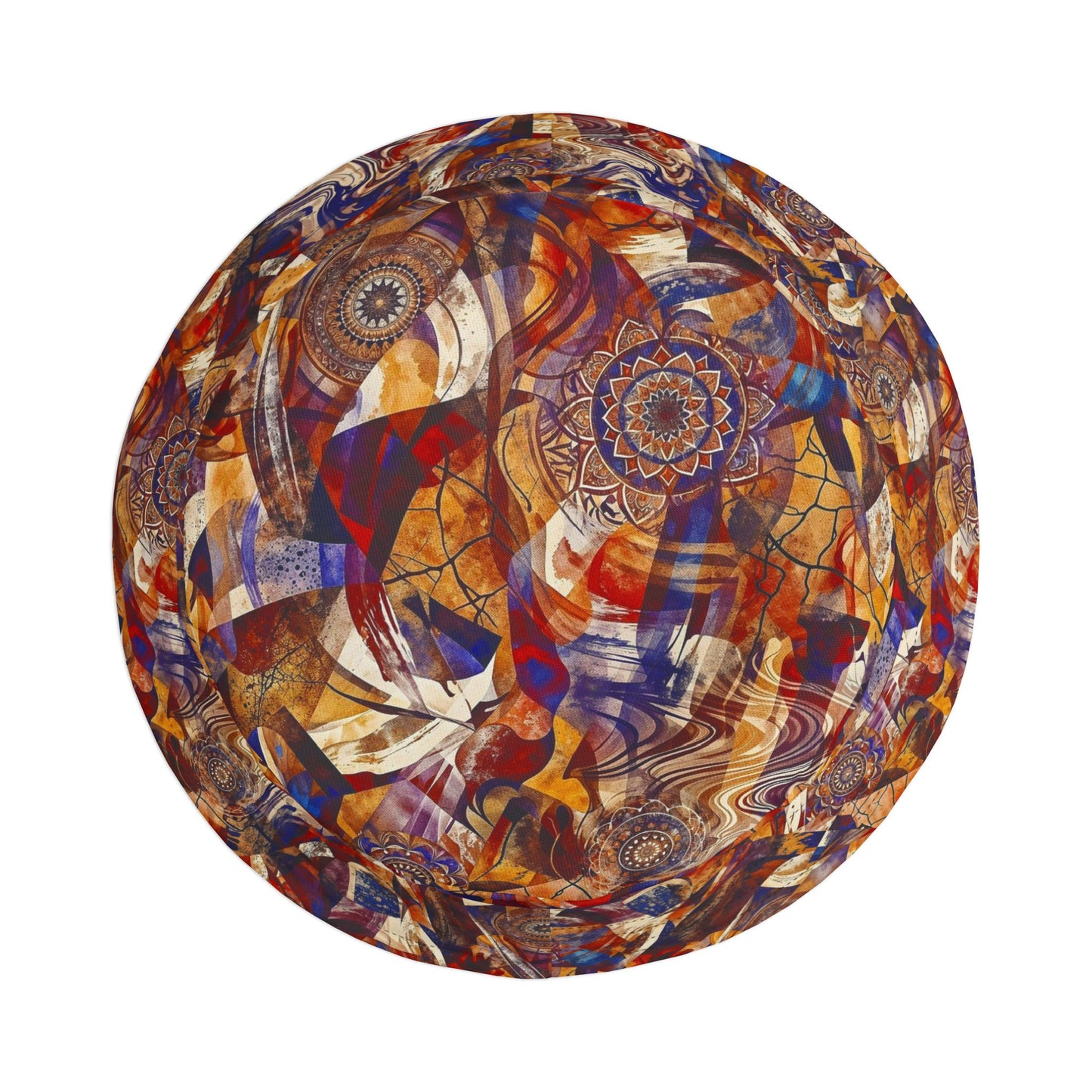 Abstract Swirl Bucket Hat — Colorful Psychedelic All-Over-Print