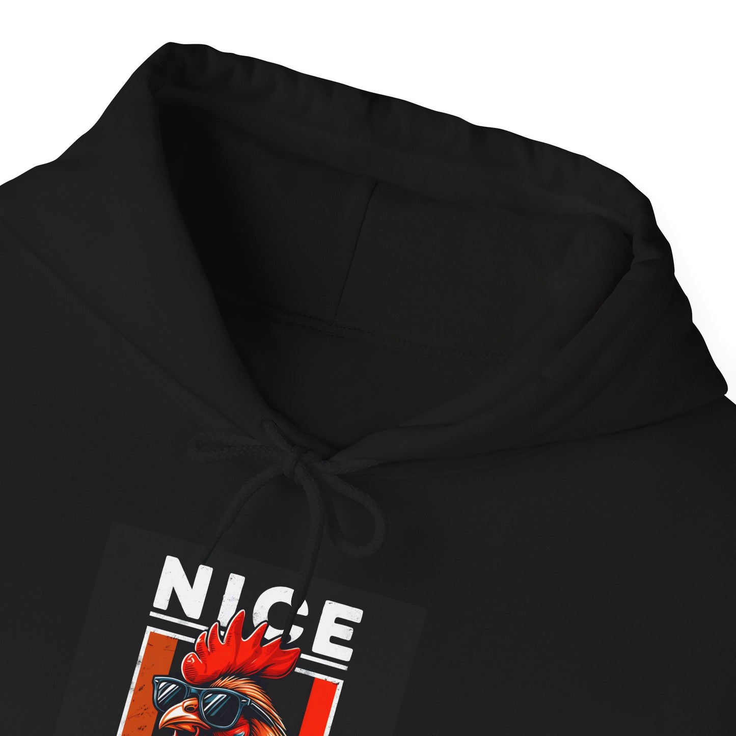 Rooster Graphic Hoodie – "Nice Cock" Bold Farmhouse Pullover