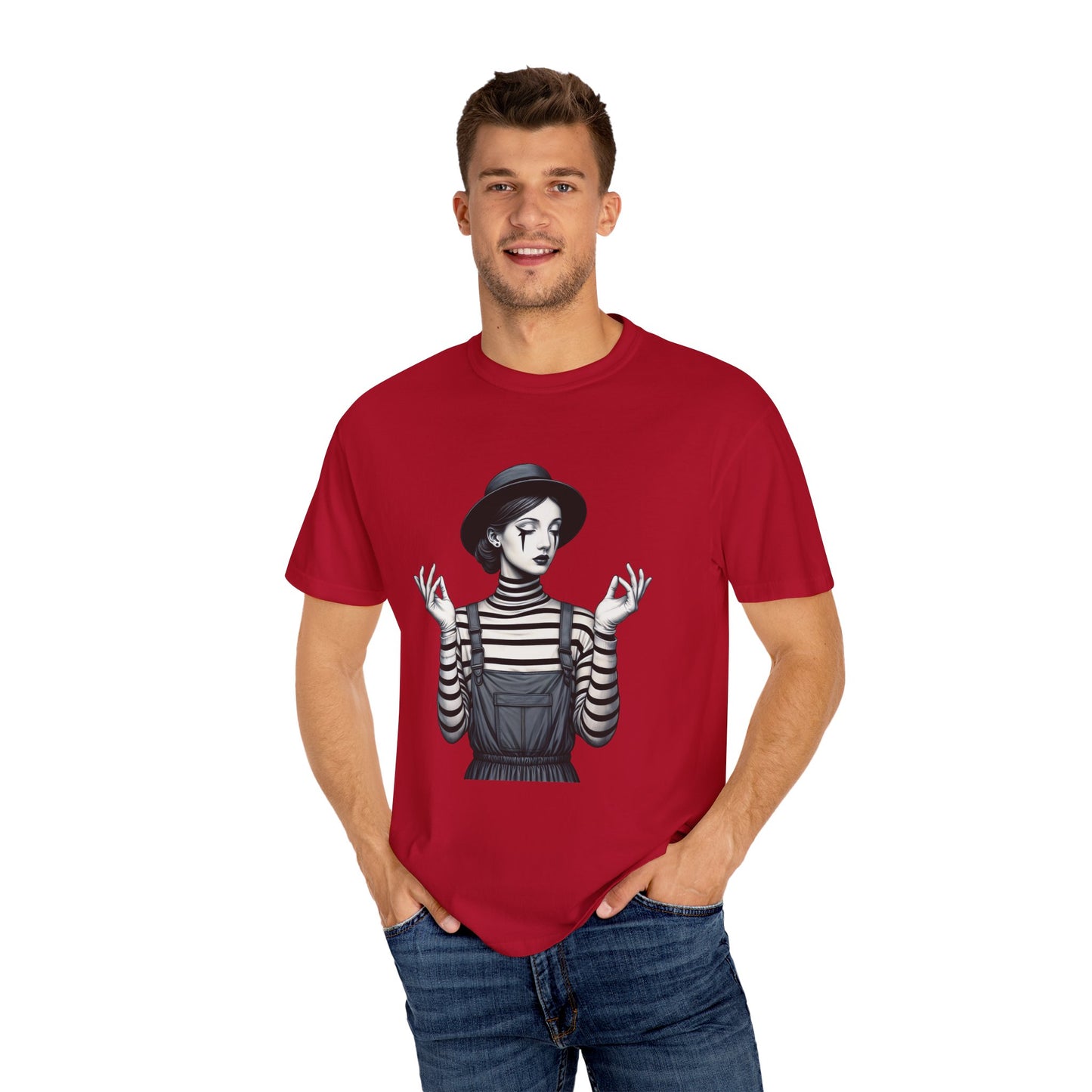 Gothic Striped Graphic Unisex T-Shirt, Edgy Casual Wear, Alternative Fashion, Gift for Her