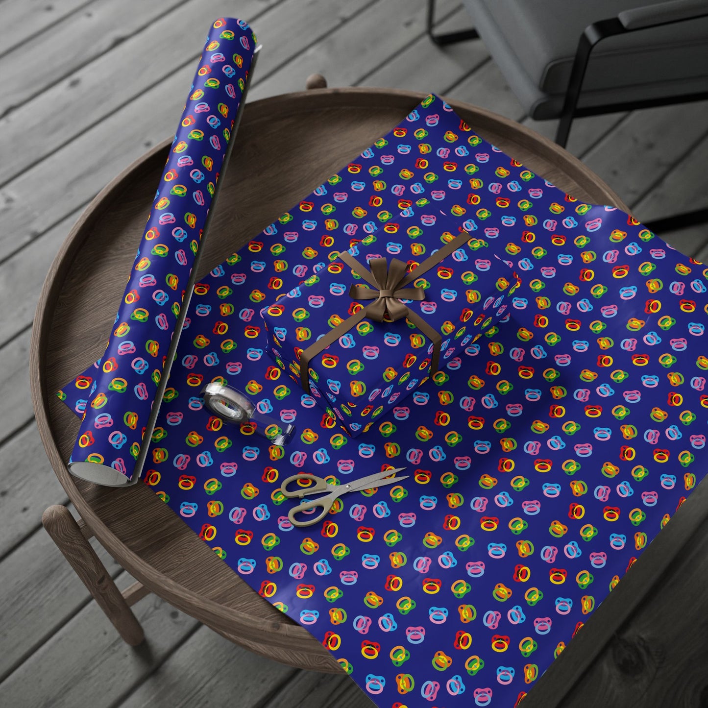 Colorful Baby Shower Wrapping Paper, Fun Gift Wrap, Playful Wrapping Sheets, Birthday Party Decorations, Unique Present Wrap
