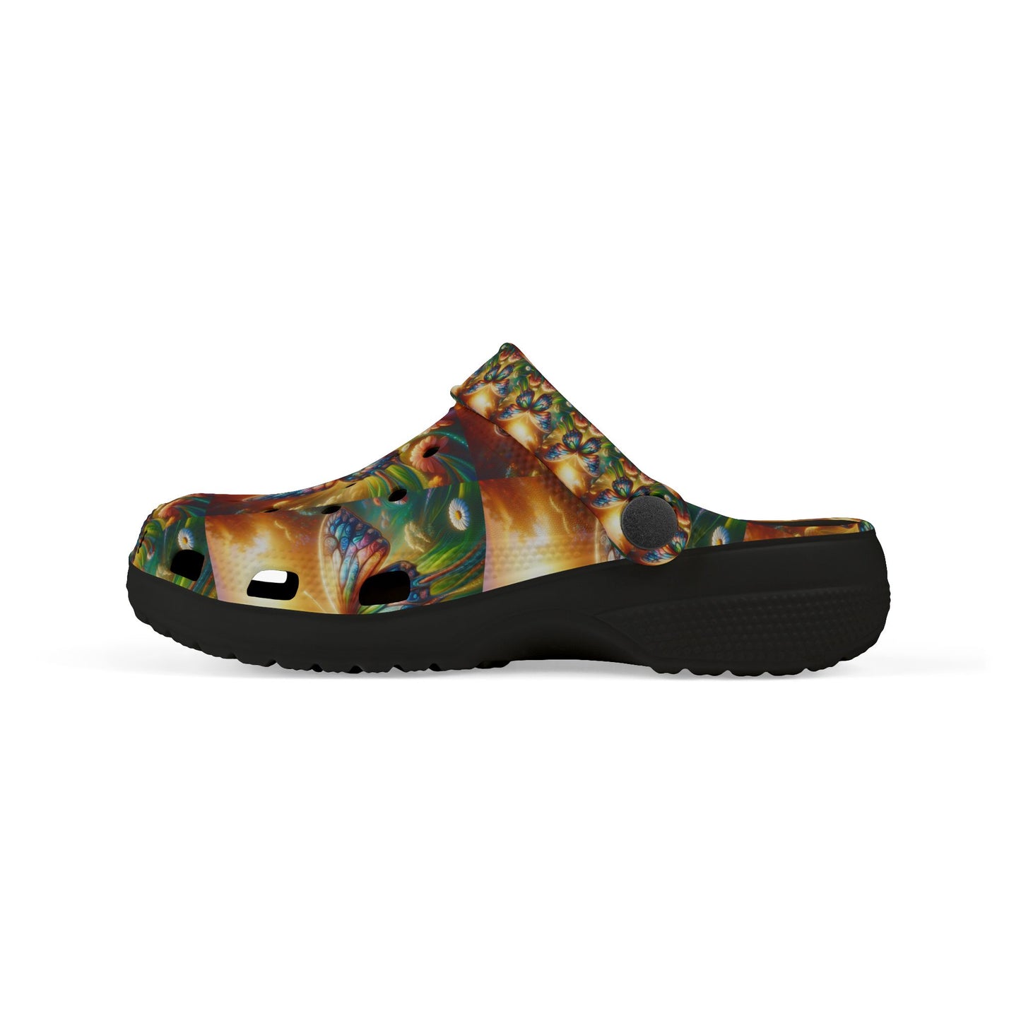 Colorful Butterfly Clogs for Kids - Fun Summer Footwear
