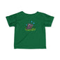 Cute Hippo Infant Tee with Bubbles, Baby Shirt, Toddler T-Shirt, Fun Kids Clothing, Unique Baby Gift, Pram Outfit