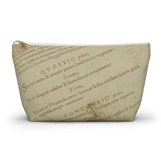 Vintage-Inspired Accessory Pouch - Perfect for Travel, Makeup, or School Supplies, Ideal Gift for Book Lovers, Teachers, Students