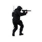 SWAT Operator Vinyl Sticker — Tactical Soldier Kiss-Cut Decal for Laptops & Gear