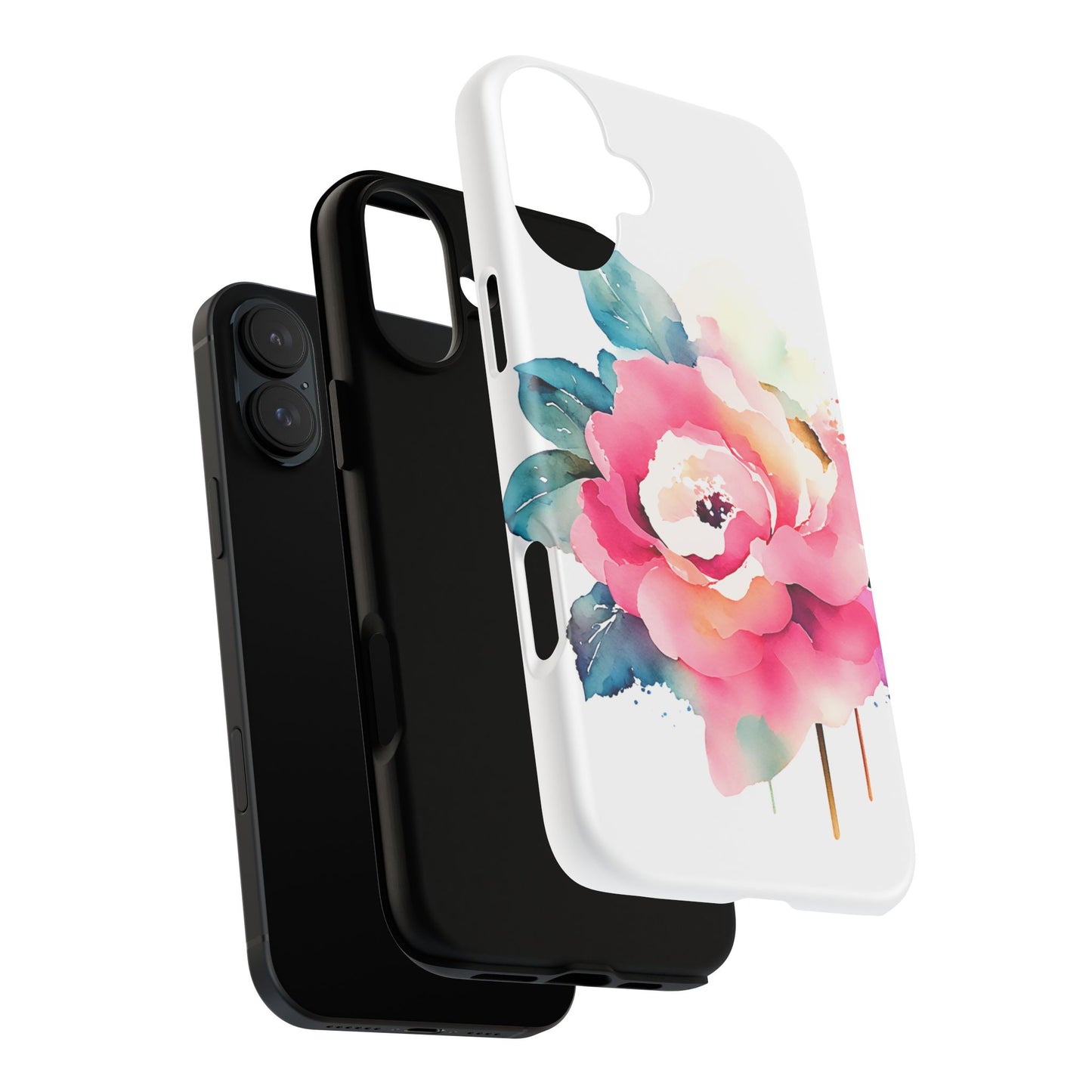 Floral Phone Case - Vibrant Rose Design