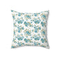 Floral Decorative Pillow, Cozy Home Decor, Accent Cushion, Gift for Her, Spring Living Room Decor, Housewarming Present