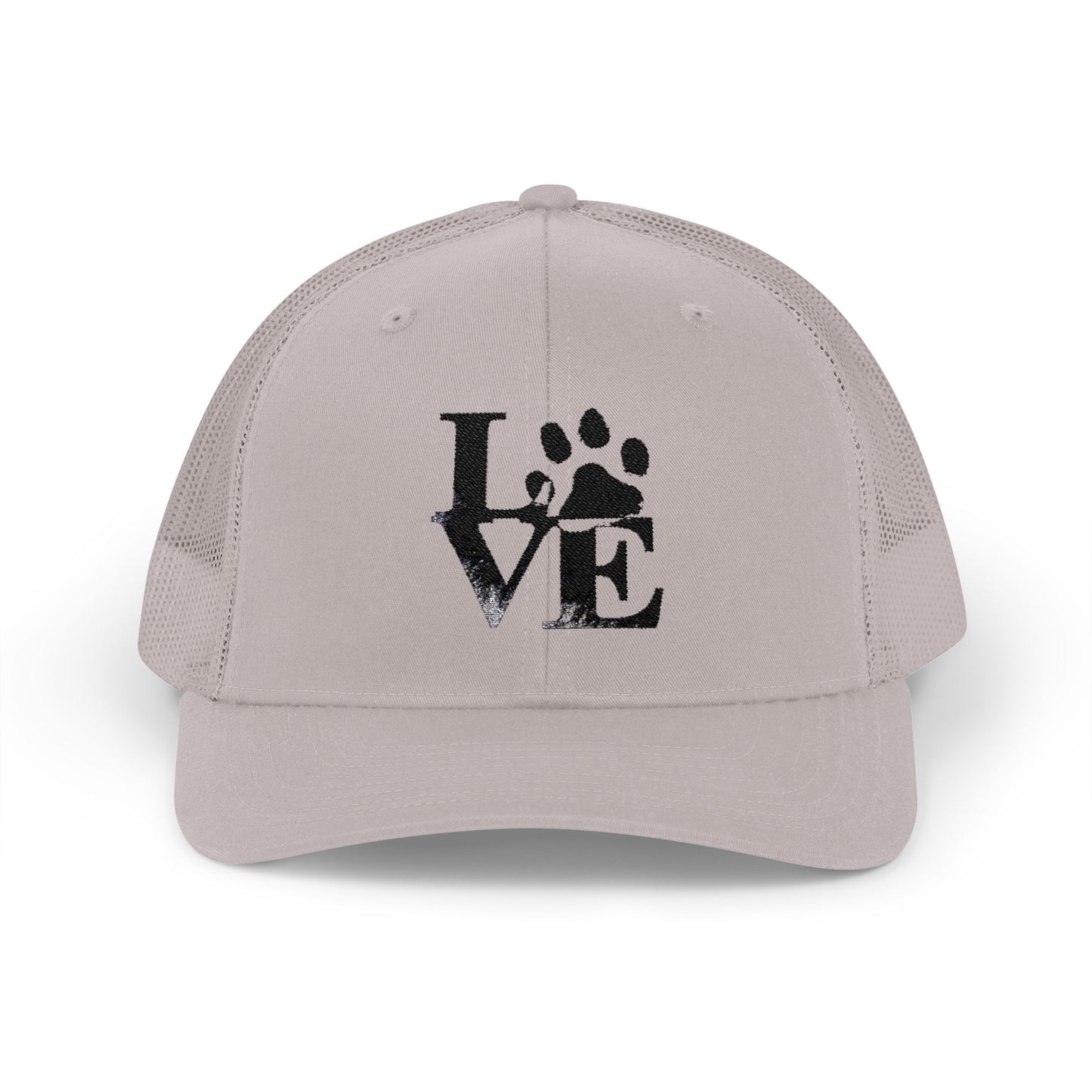 Love Paw Print Trucker Cap for Animal Lovers