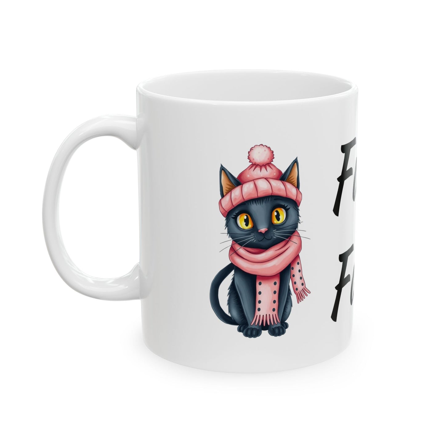 Furking Fabulous Ceramic Mug — Funny Cat Lover Coffee Cup (11oz/15oz)