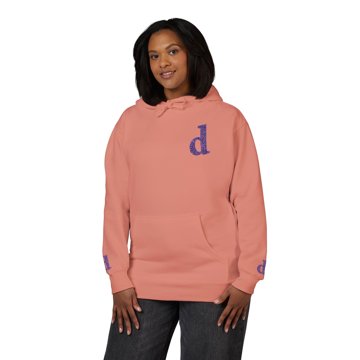 Floral Initial Unisex Fleece Hoodie | Cozy Casual Wear, Gifts for Her, Monogrammed Hooded Sweatshirt, Fall Fashion, Birthday Present