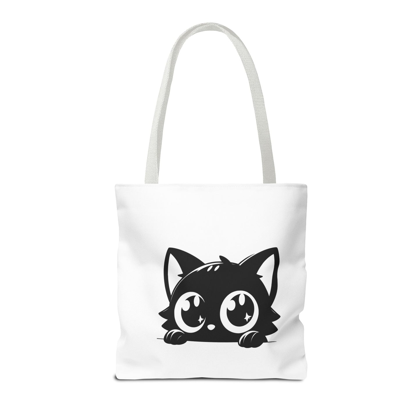 Adorable Cat Face Tote Bag | Cute Kitten Shopping Bag
