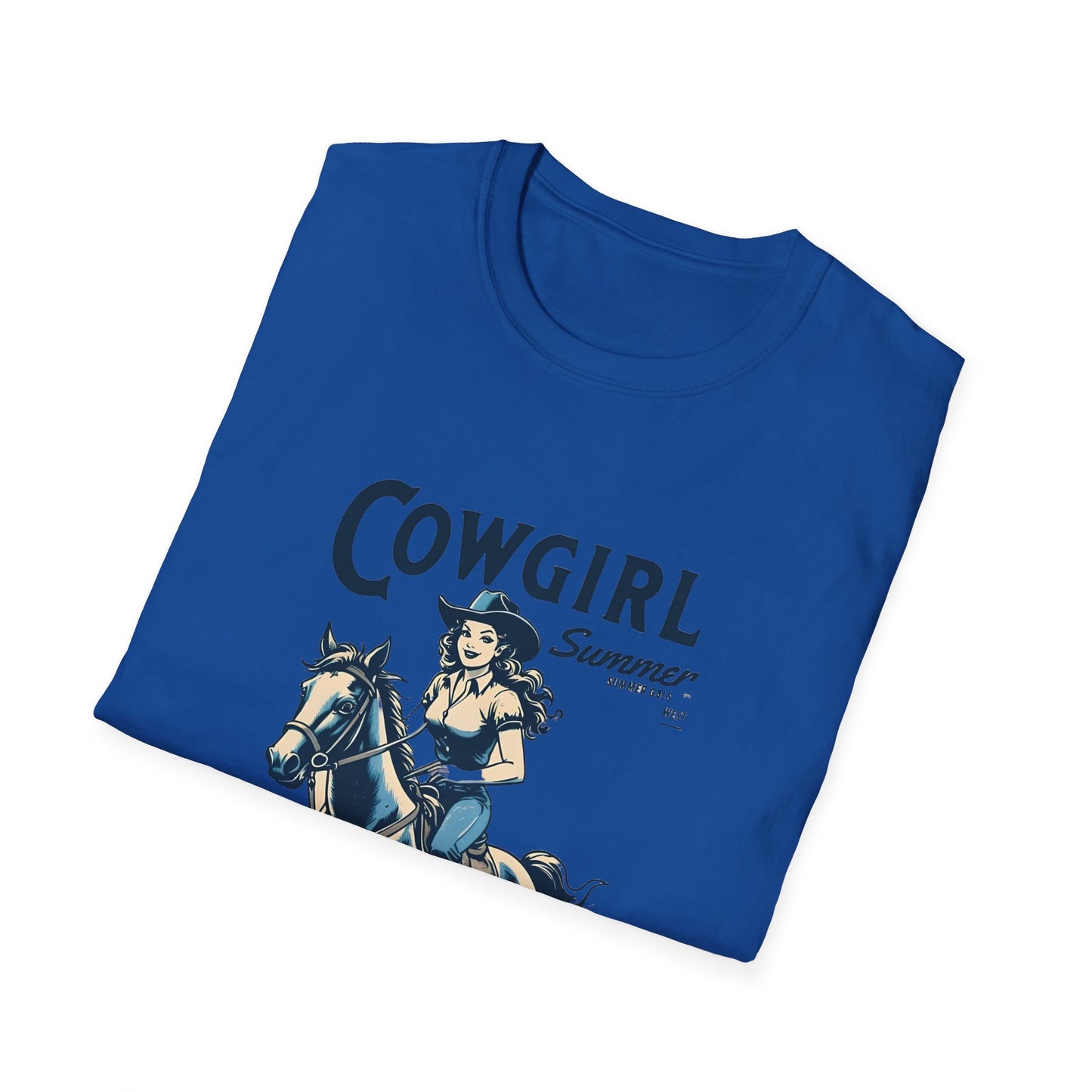 Cowgirl Summer Soft style T-Shirt for Horse Lovers
