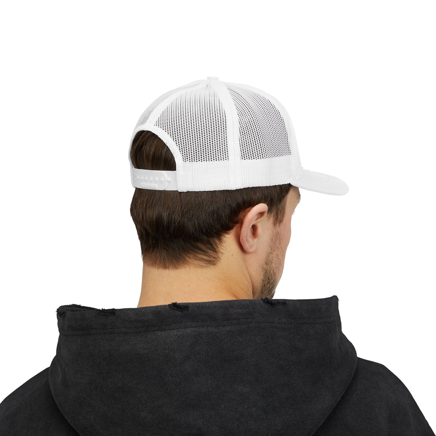 Glitter Initial Snapback Trucker Cap, Personalized Hat, Custom Cap, Trendy Hat, Stylish Gift for Him/Her, Summer Fashion Accessory