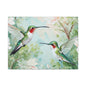 Hummingbird Canvas Wall Art — Stretched Matte Nature Print