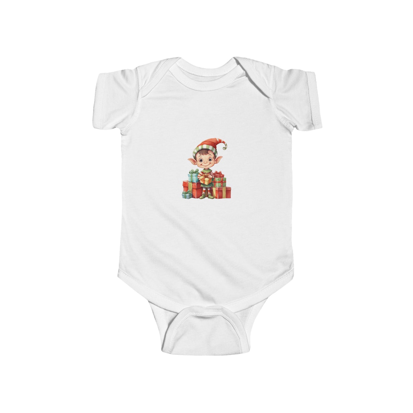 Christmas Elf Baby Bodysuit, Cute Holiday Infant Outfit, Newborn Gift, Festive Baby Apparel, Xmas Baby Clothes