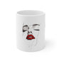 Elegant Art Mug, Coffee Cup for Art Lovers, Unique Gift for Her, Modern Aesthetic, Birthday, Inspirational Design