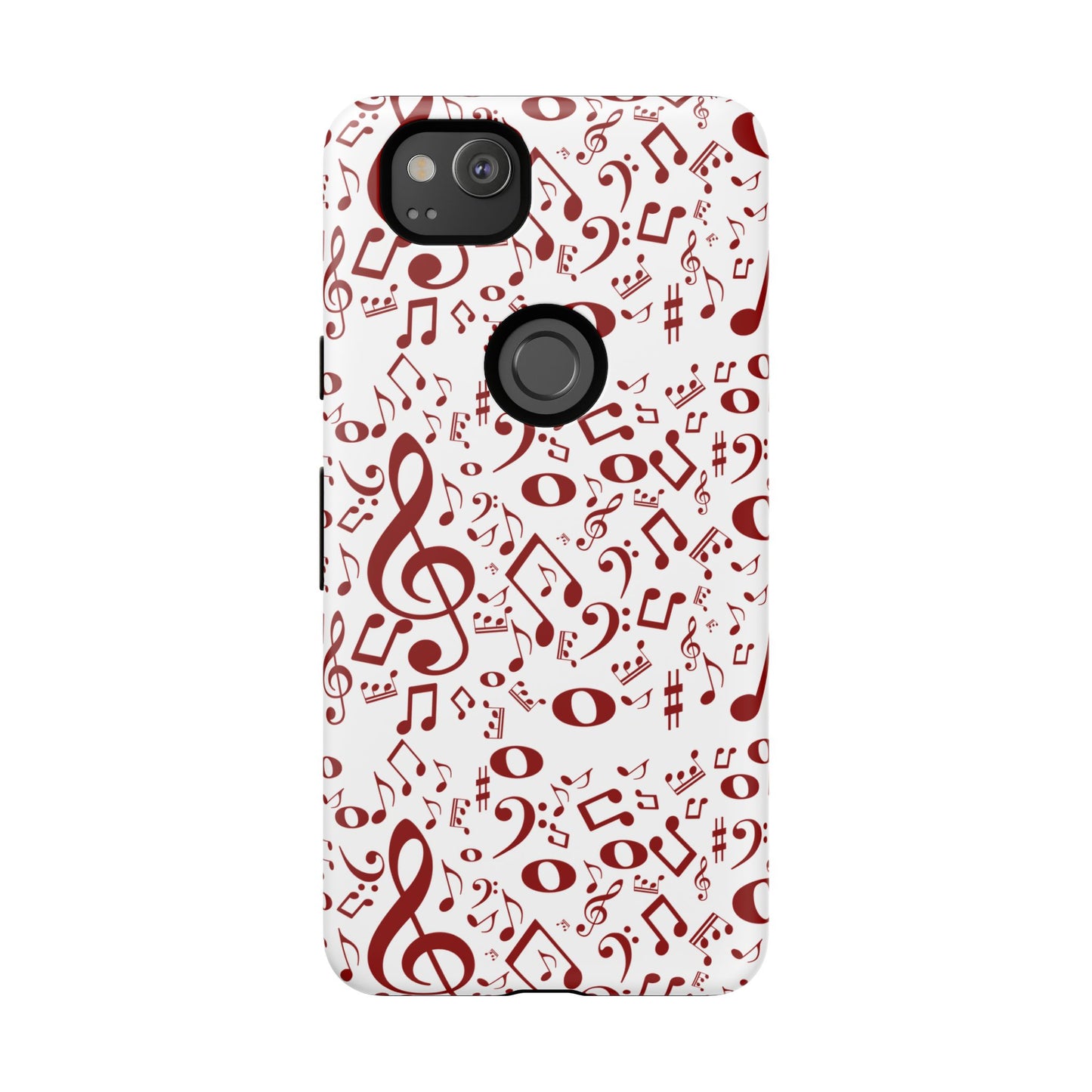 Musical Note Phone Case, Tough iPhone Cover, Gift for Musicians, Customizable, Music Lover's Accessory, Durable Phone Protection