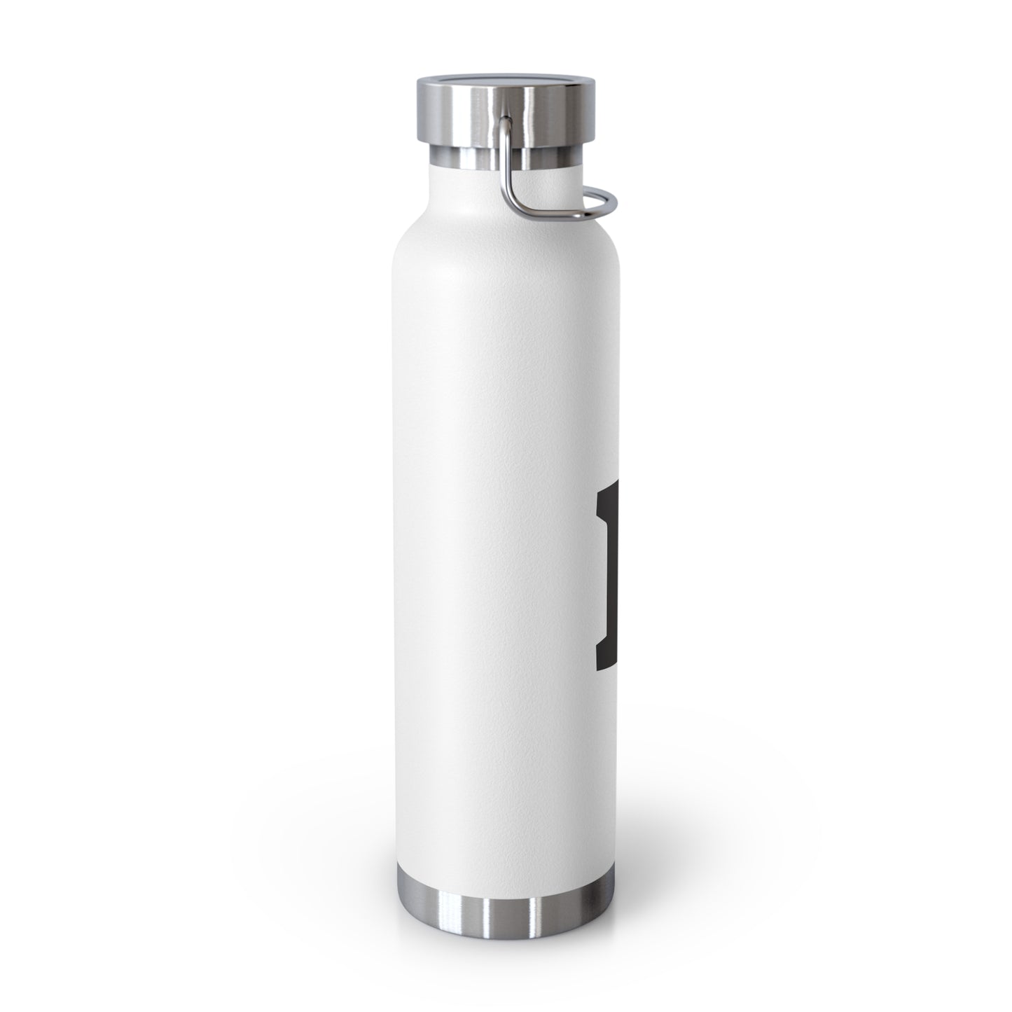 Personalized Copper Insulated Water Bottle, 22oz - "B" Custom Monogram