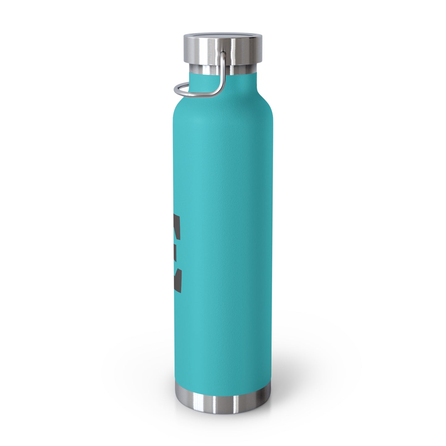 Personalized Copper Insulated Water Bottle, 22oz - "E" Custom Monogram