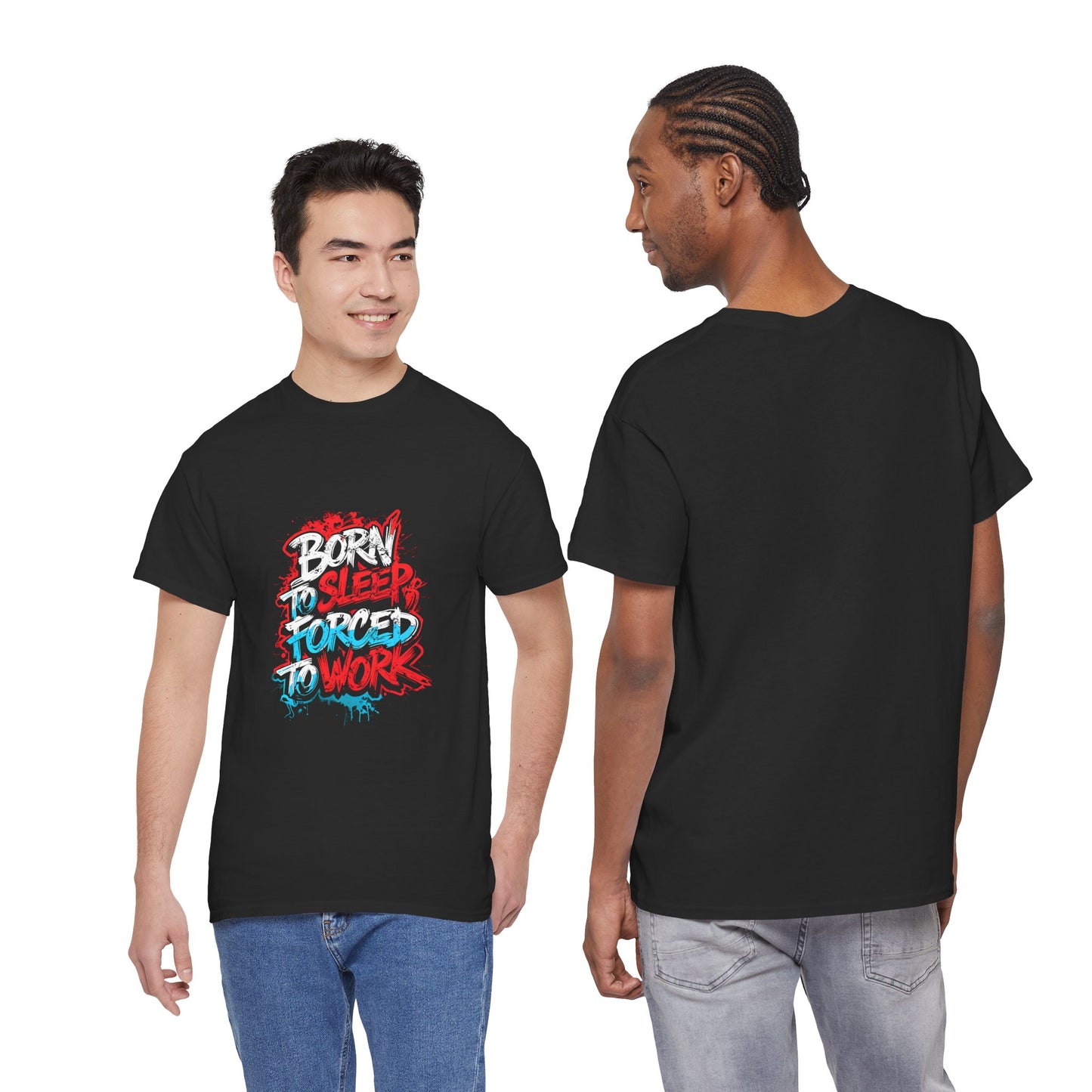 Born to Sleep, Forced to Work T‑Shirt — Funny Graphic Tee for Night Owls